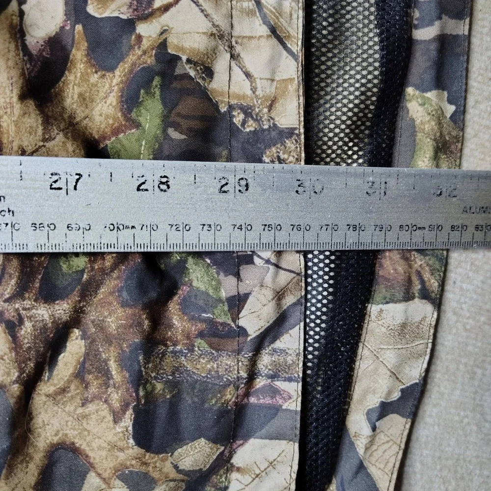 Stearns Dry Wear Camo Mossy Oak Forest Hunt Jacket Men's L Windbreaker Outdoor